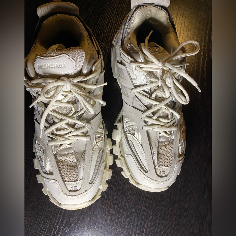 Balenciaga Track Recycled Sneakers – Beige/Beige – Size 45E